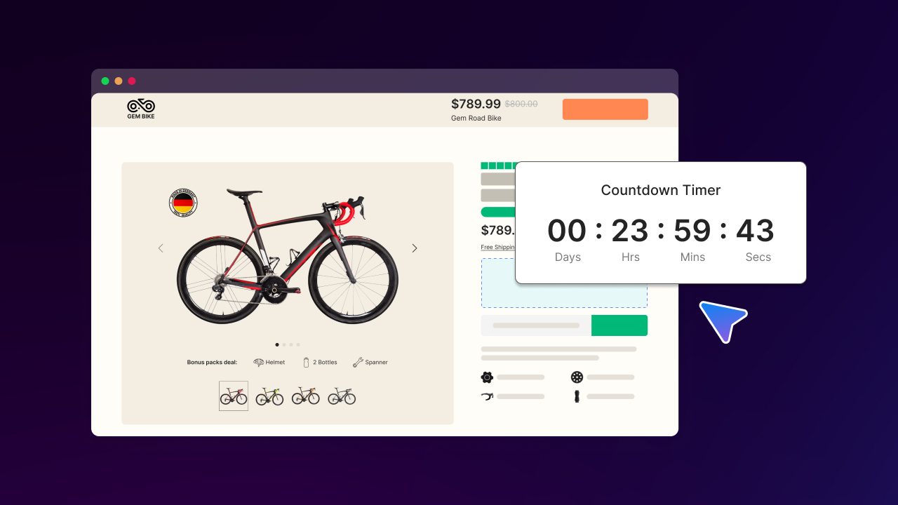GemX Use Case Series: How to Lift Conversion By Adding a Countdown Timer on PDP